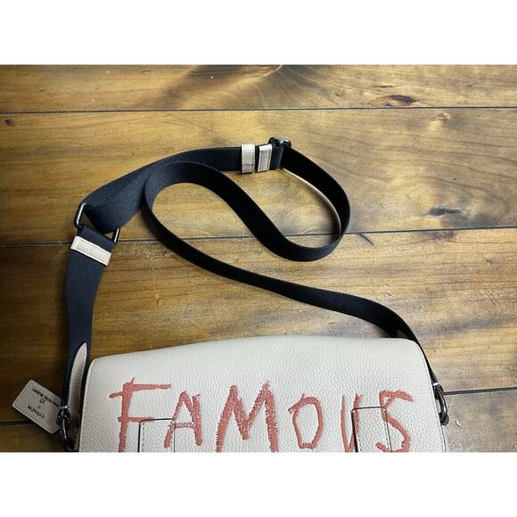 Coach X Jean Michel Basquiat Track Crossbody Pebble Leather C5425 - Picture 7 of 16